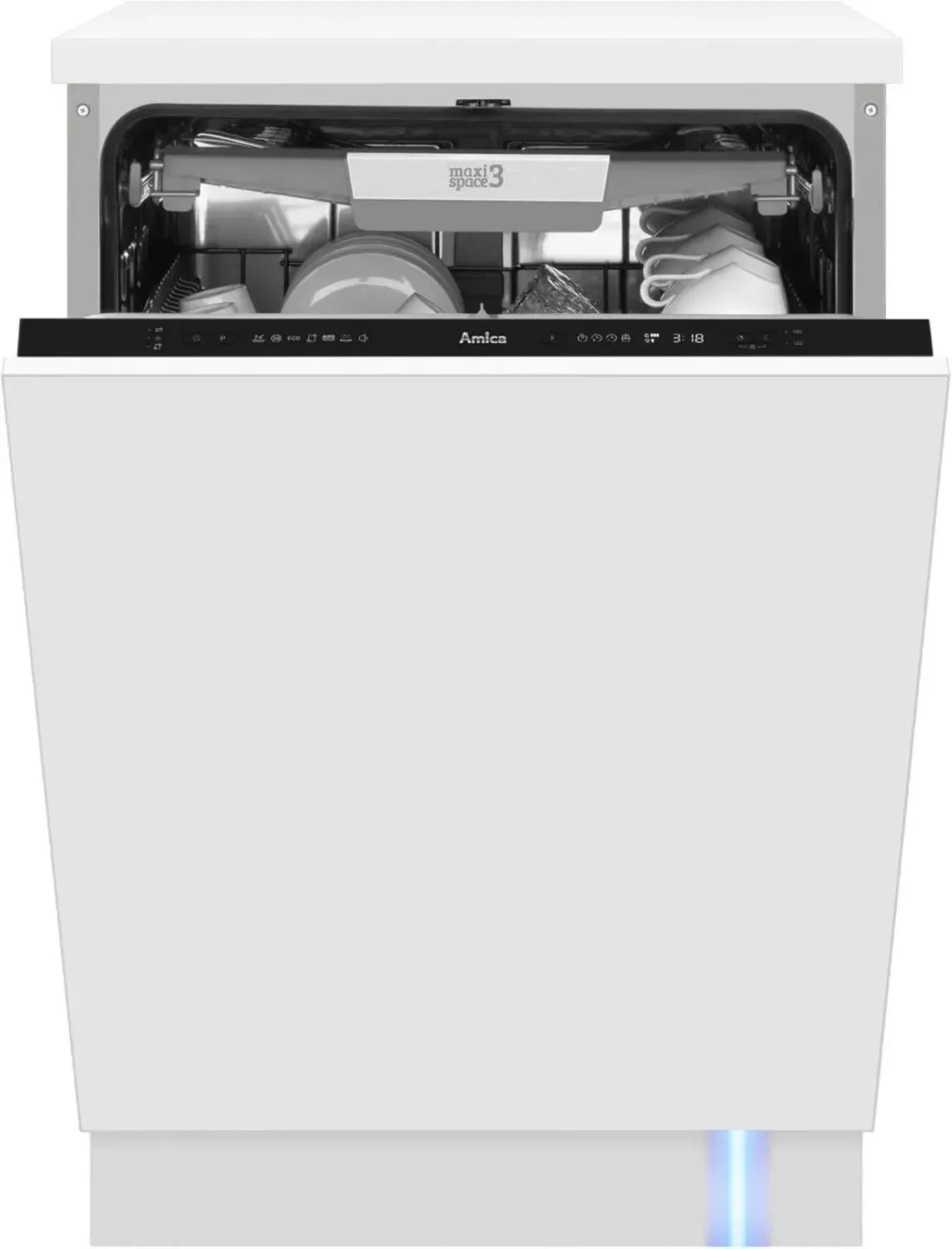 Amica Geschirrspüler EGSPV 594400 VI, 60 cm, 14 Maßgedecke, 7 Programme, leise 40 dB, Energieeffizienz B