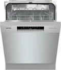 Gorenje GU642E90X Unterbau-Geschirrspüler, 60 cm, 13 Maßgedecke, 6 Programme, Total AquaStop, Eco- und Intensivprogramm, höhenverstellbar, EEK E, Grau-Metallic