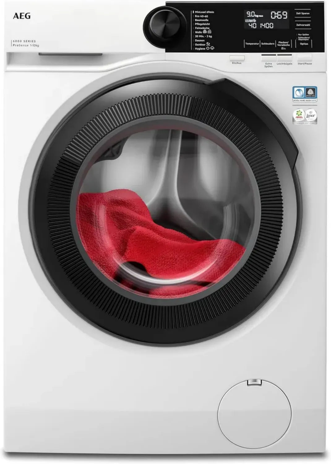 AEG 10 kg Waschmaschine Serie 6000 ProSense mit Mengenautomatik und Startzeitvorwahl