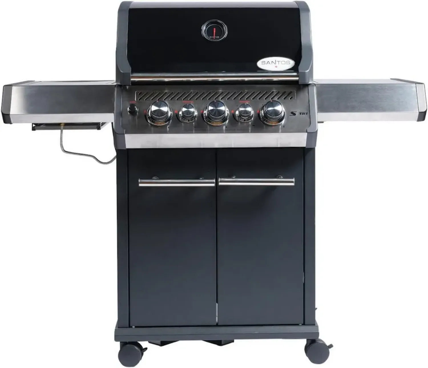 SANTOS Premium Gasgrill S-318 mit 3 Brennern und Hochtemperaturzone