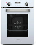 Klarstein Einbaubackofen 45 cm - 9 Programme, Dampfreinigung, Schwarzes Glas, Energieklasse A