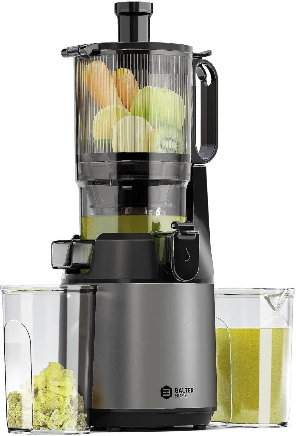 Leistungsstarker Slow Juicer mit 135 mm Öffnung, 300W, BPA-frei, leiser Betrieb