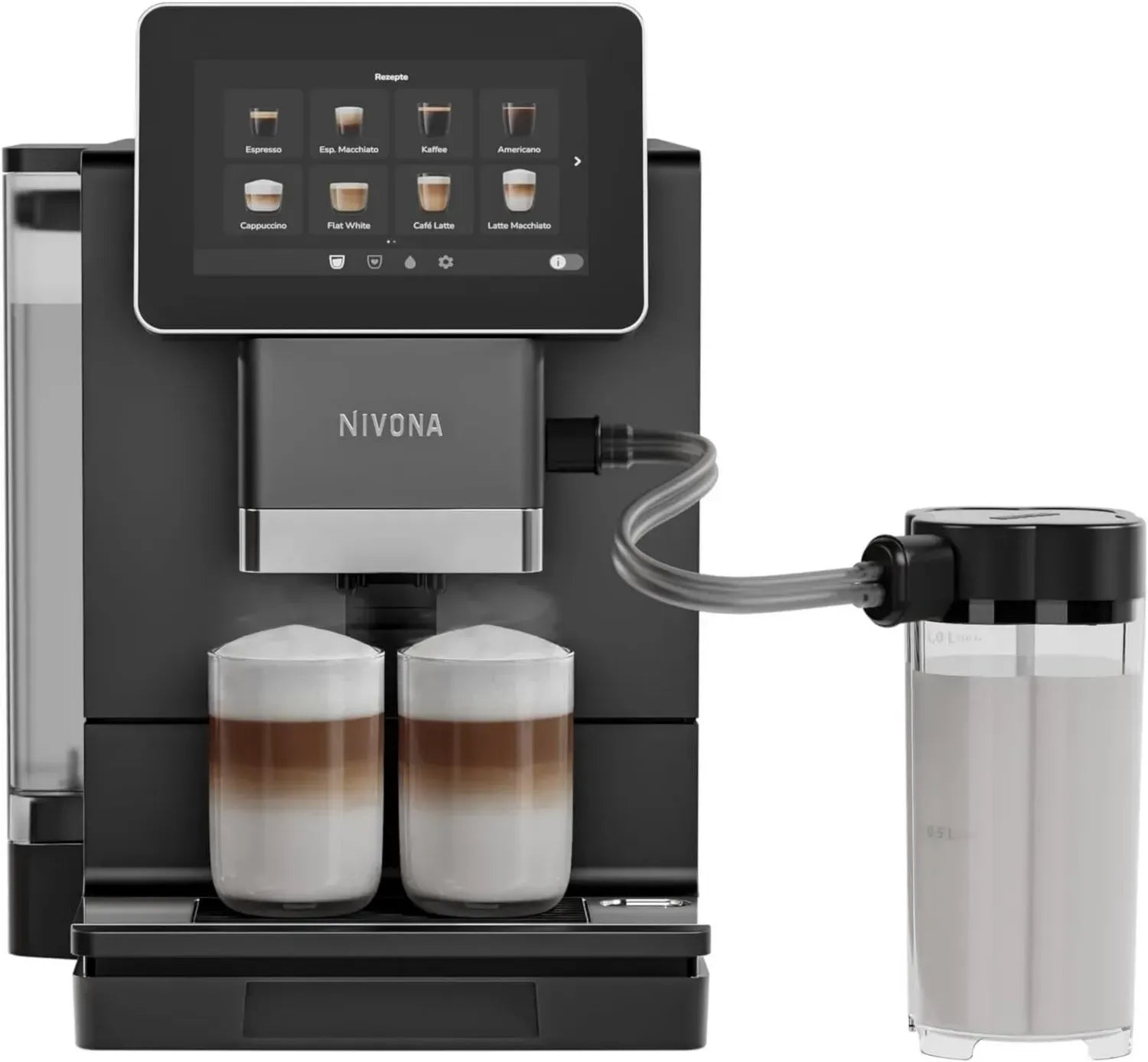 Nivona Kaffeevollautomat NIVO9101 in Schwarz mit One-Touch-Funktion