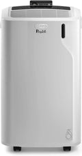 De'Longhi Pinguino PAC EM82, Tragbare Klimaanlage bis 80 m³, 9400 BTU, 2,4 kW, 63 dB, Entfeuchtung, Energieklasse A, 24h Timer, Weiß