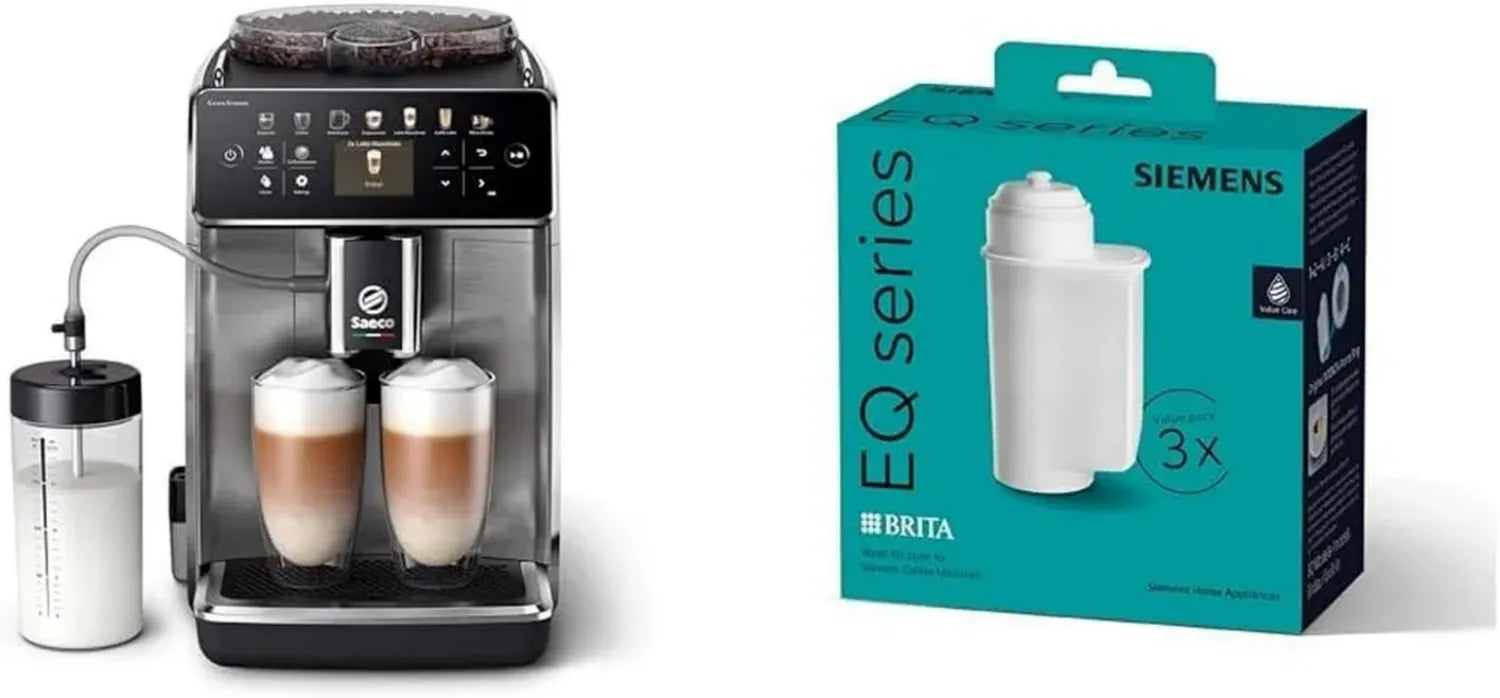 Saeco GranAroma Kaffeevollautomat mit 16 Getränkespezialitäten & Siemens BRITA Wasserfilter