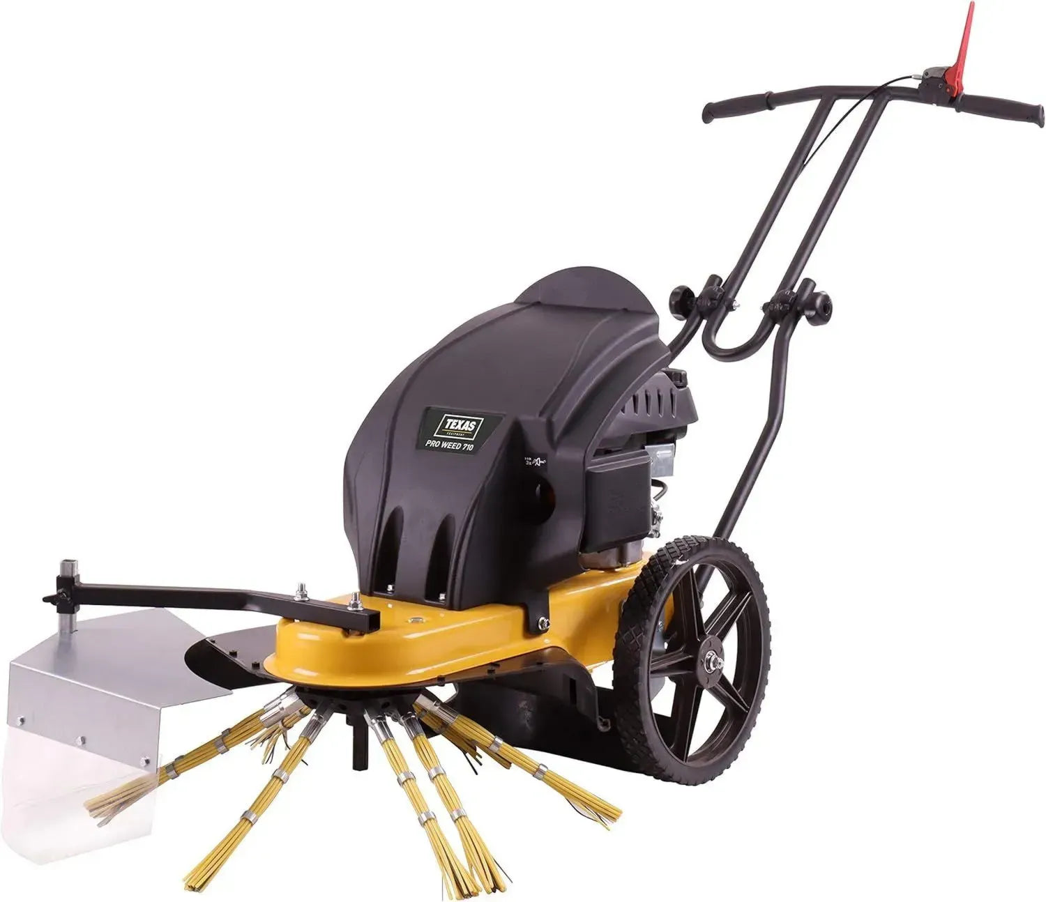 Langlebige Unkrautbürste mit 70cm Arbeitsbreite, 173ccm, 4-Takt Motor
