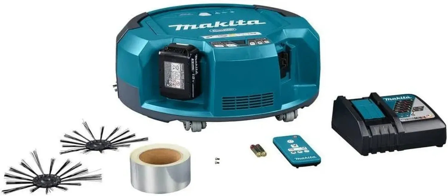 Makita Saugroboter 18V LXT, bis zu 500m² Reinigungsfläche, Modell DRC200RT
