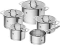 ZWILLING Edelstahl Kochtopf-Set, 5-teilig, Induktionskompatibel, Mit Ausgießfunktion