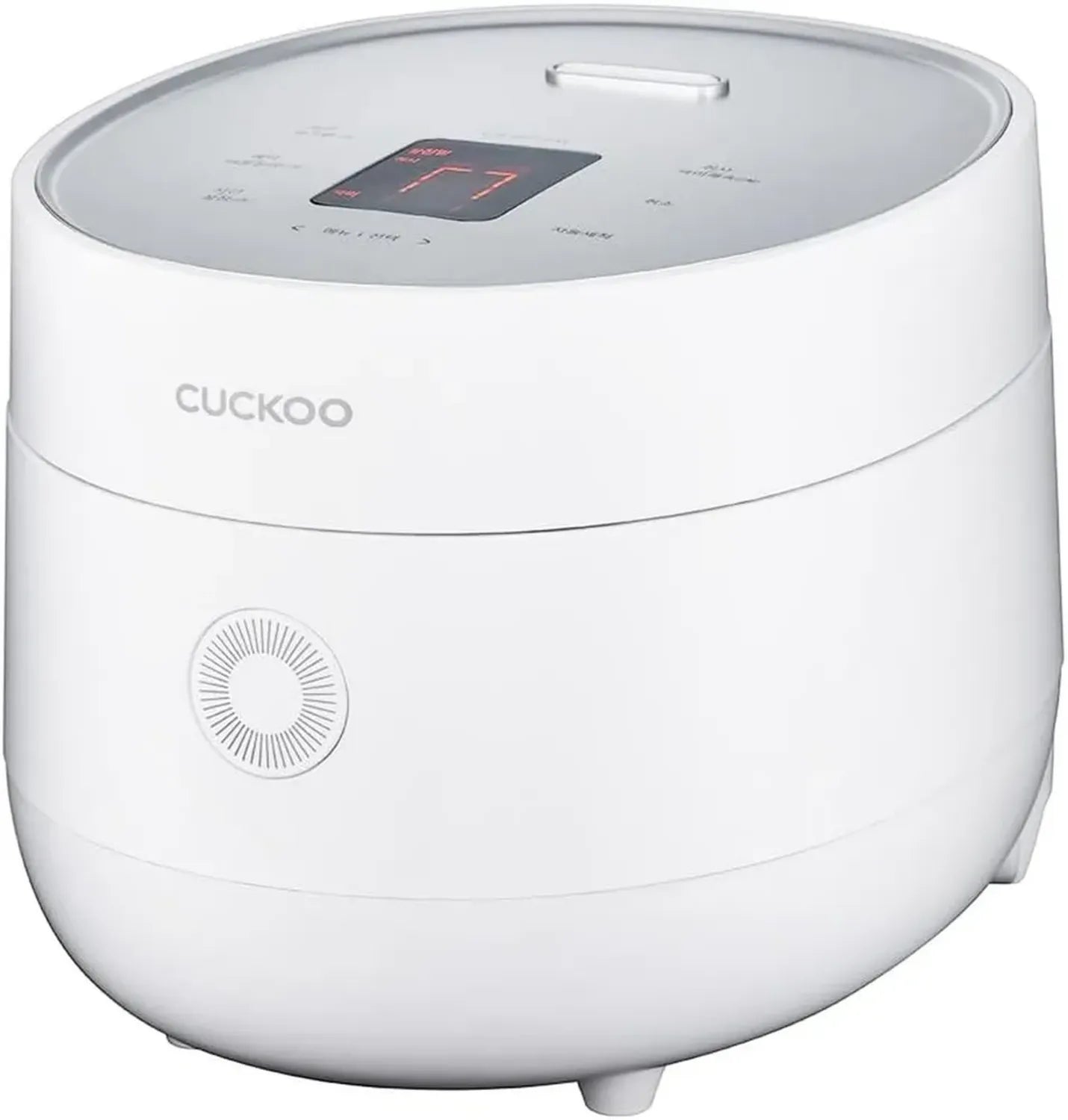 CUCKOO CR-0675F Reiskocher für 6 Portionen, 13 Modi, Touchscreen, Antihaftbeschichtung, Weiß