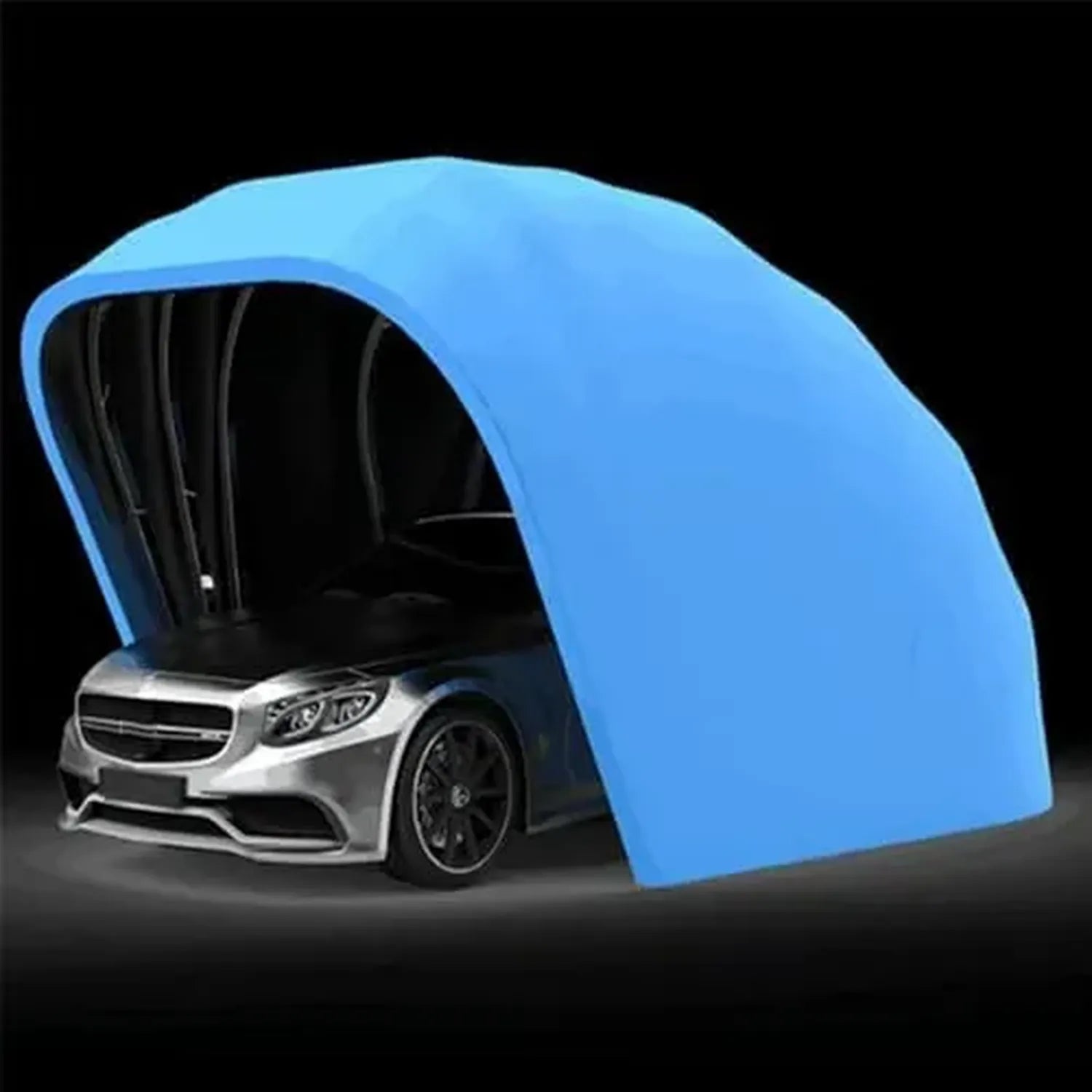 Wetterfestes Automatik-Carport Zelt für PKW, LKW und Boote