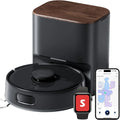 SwitchBot Saugroboter K11+ mit Mopp, 6000Pa Leistung, automatische Staubentleerung, intelligente LDS-Navigation, kompatibel mit Smart Home Systemen