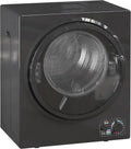 Elektrischer Wäschetrockner mit 4 Modi, 2 Heizstufen, 850 W, 4 kg Kapazität, wandmontierbar, Edelstahl, Schwarz