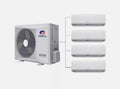 36000 BTU Dual-Zonen-Mini-Split-Klimaanlage und Heizung - Energieeffizient