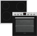 Telefunken Einbauherd-Set mit 78L Backofen, Glaskeramik-Kochfeld und Teleskopauszug, 60 cm