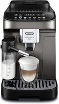De'Longhi Magnifica Evo ECAM290.81.TB, Kompakter Kaffeevollautomat, Integrierter Milchaufschäumer, 7 Einstellbare Programme, Farbdisplay, Titan/Schwarz