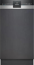 Siemens iQ500 Geschirrspüler 45 cm, Teilintegriert, Edelstahl, Leise, Zeolith-Trocknung, Besteckschublade, aquaStop