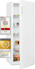 Exquisit Einbau-Kühlschrank 242L, E-Klasse, leise 40 dB, LED, Abtauautomatik, Glasböden, Gemüsefach, Weiß
