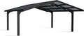 Canopia Doppelcarport Sydney 20x20 aus Polycarbonat, Schwarz