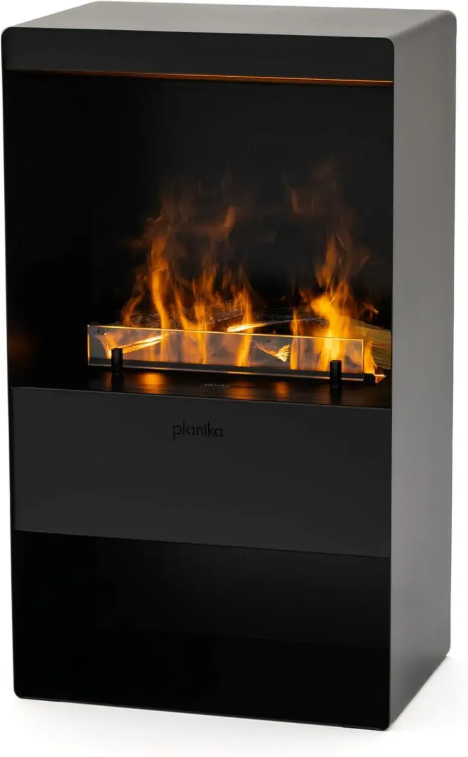 Planika Steamy Freistehender Elektro-LED-Kamin mit Wasserdampfflamme – Optimales Kaminambiente im Wohnzimmer