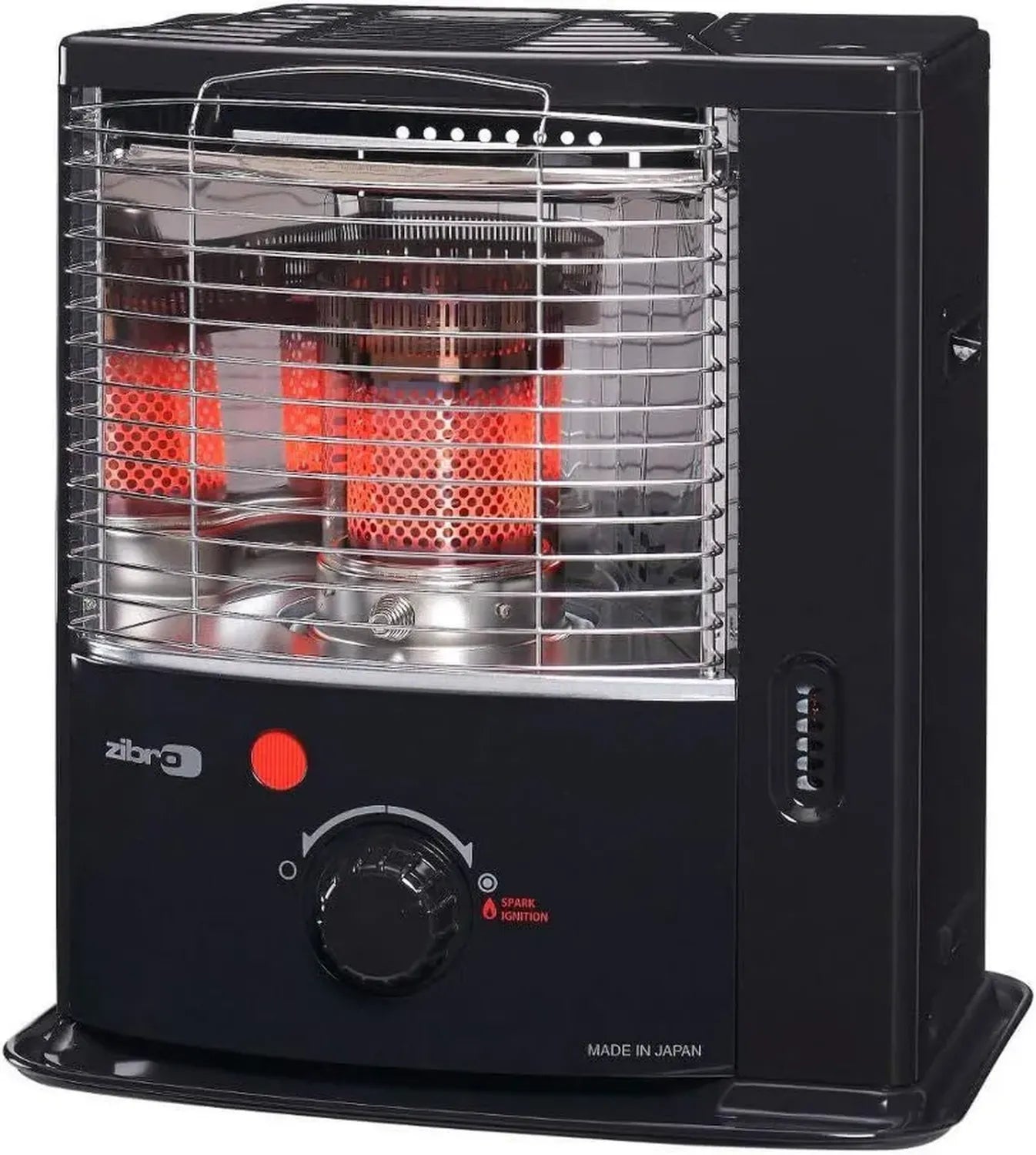 ZIBRO RS-220 Tragbarer Heizstrahler, Effiziente Heizung für bis zu 35m², 2200W