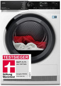AEG Wärmepumpentrockner 8 kg, Serie 9000: Testsieger, 3D-Scan, Energiesparend, Trommelbeleuchtung