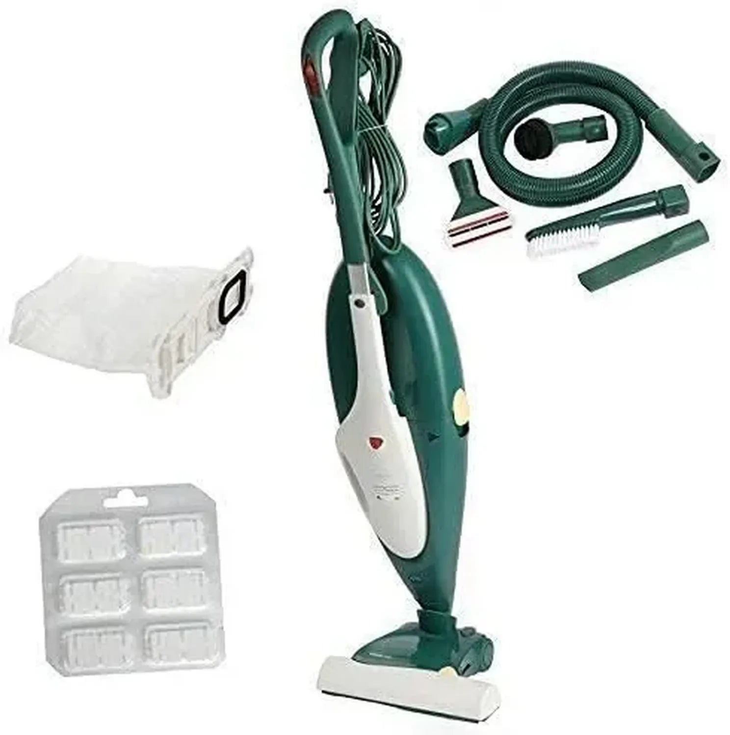 Vorwerk Kobold 136 Staubsauger Generalüberholt mit EB 360, Zubehörset und kompatiblem Schlauch
