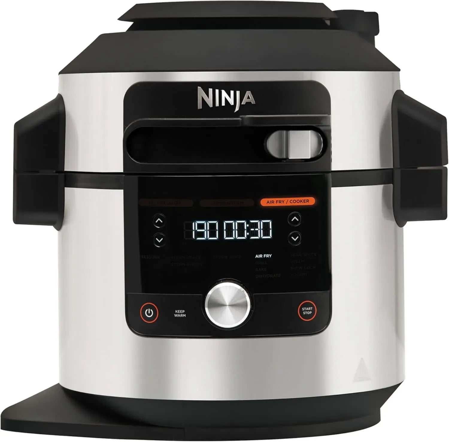 Ninja Foodi MAX 7,5L Multikocher mit SmartLid, 12 Funktionen, Edelstahl, OL650EU