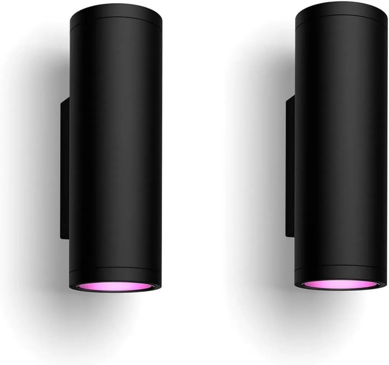 Philips Hue LED-Außenwandleuchte Appear 2er Set, Smarte Beleuchtung mit 16 Mio. Farben, App-gesteuert, kompatibel mit Alexa